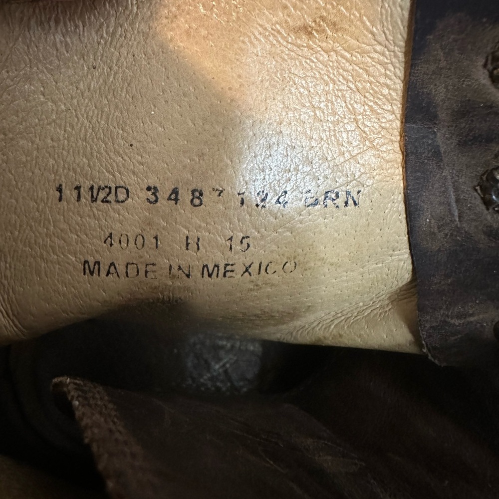 Classic Men's Frye Leather Boots Distressed Traditional/Heritage Style Boot 11.5 - Picture 5 of 11